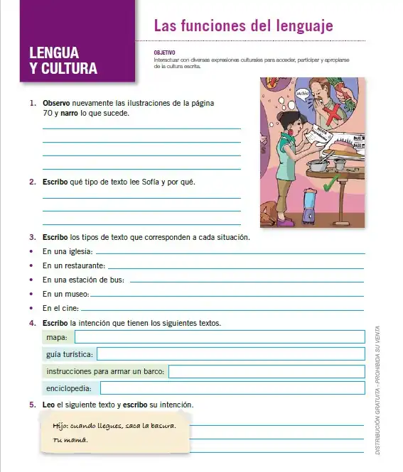 Cuaderno de Trabajo de Lengua y Literatura 6 EGB