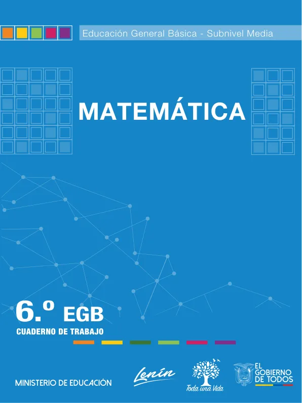 Cuaderno de Trabajo de Matemáticas 6 EGB