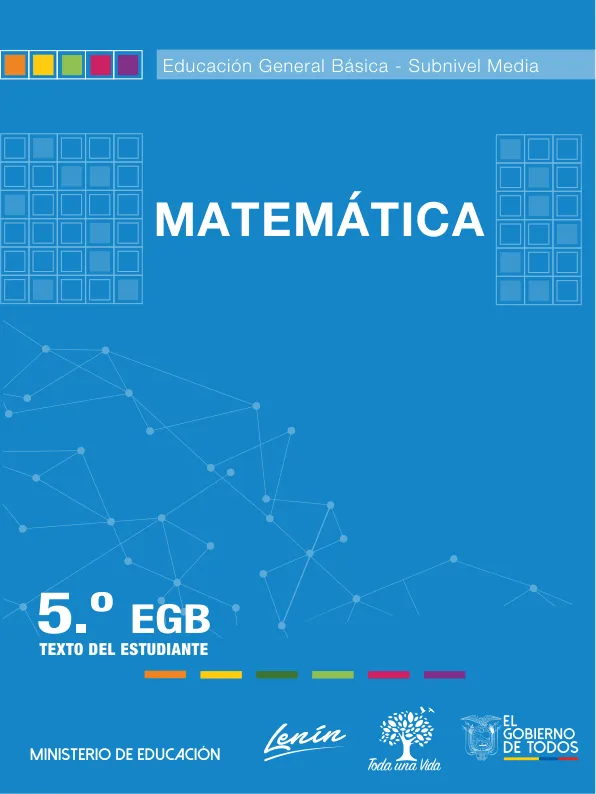 LIBRO DE MATEMÁTICAS 5 EGB