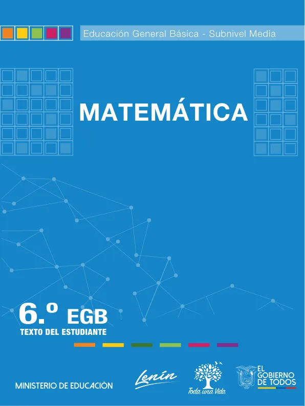 LIBRO DE MATEMÁTICAS 6 EGB