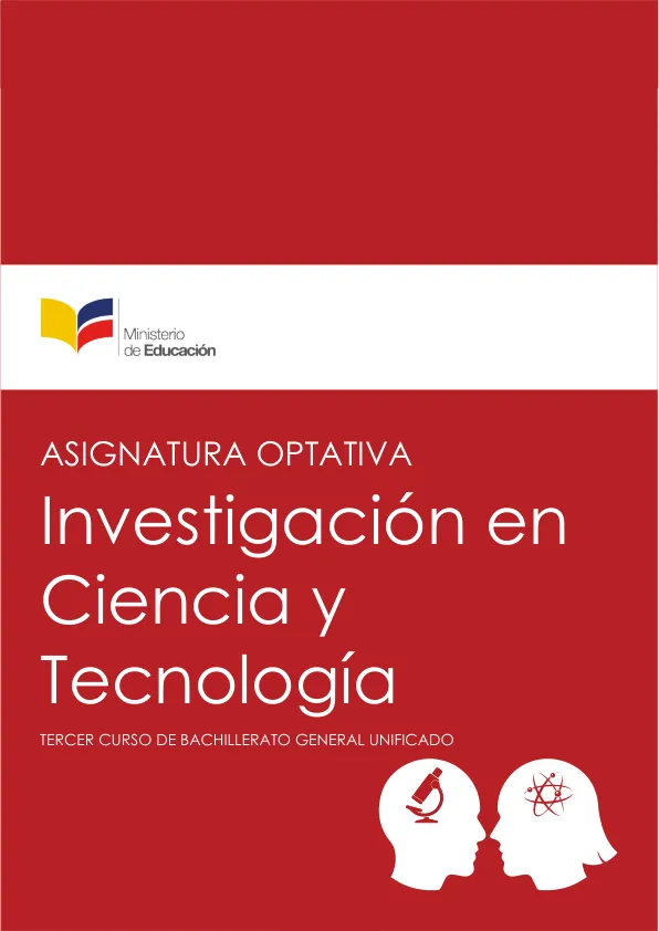 Libro de Investigacion en Ciencia y Tecnologia 3 BGU