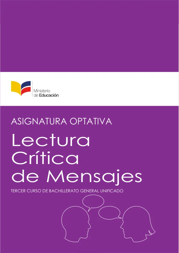 Libro de Lectura Crítica de Mensajes 3 BGU