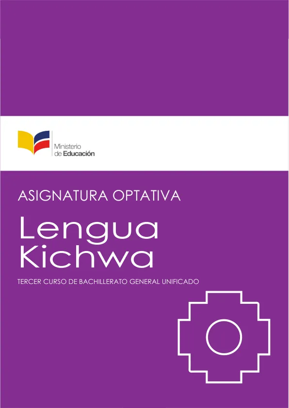 Libro de Lengua Kichwa 3 BGU