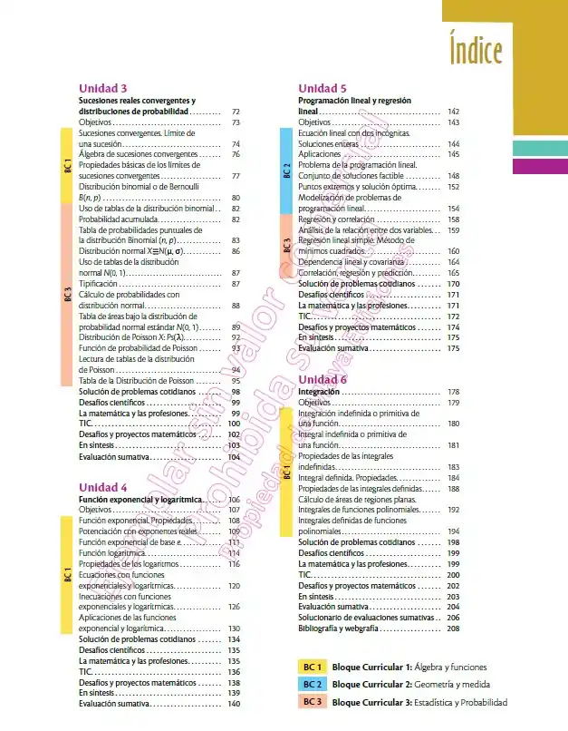 Texto de Matemáticas 3 BGU