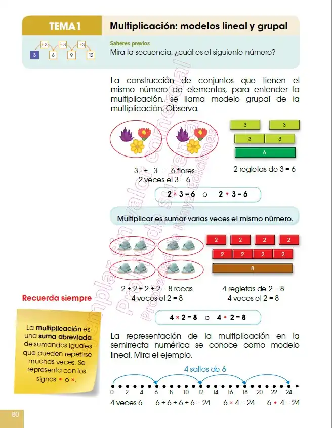 Texto de Matemáticas 4 EGB